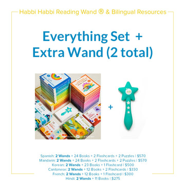 [Black Friday] Everything + Extra Wand Set - Mandarin, Spanish, Korean